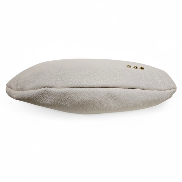 Pretty Simple Hattie Crescent Hobo Crossbody Bag With Braided Strap In Cream NWT - Picture 9 of 11